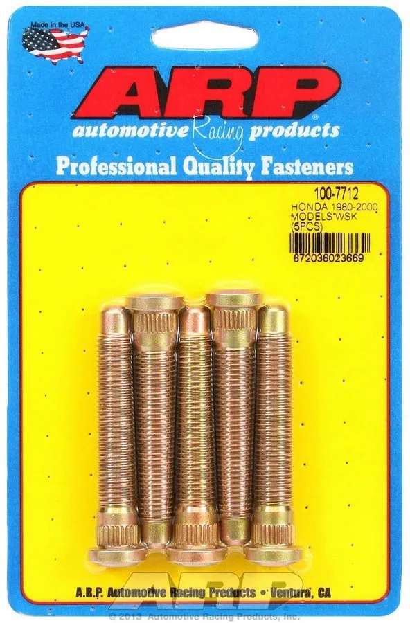 ARP Auto Racing Honda ft97 AND later M12 X 2.85 FT wheel stud kit