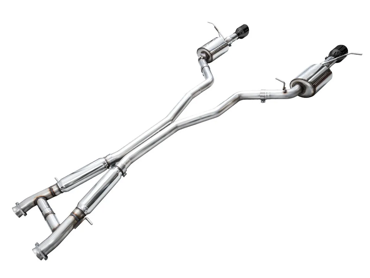 AWE Touring Edition Exhaust for Dodge Durango 6.4 / 6.2 SC - Chrome Silver Tips product image