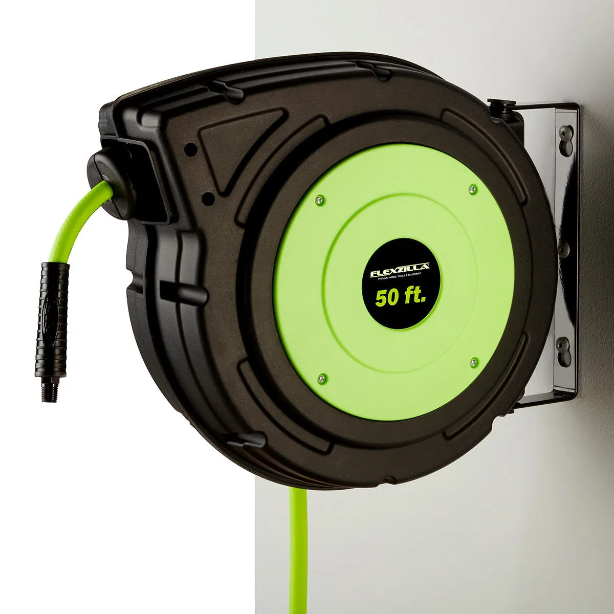 fz Enclosed Plastic Retractable Air Hose Reel 3/8in 50ft product image