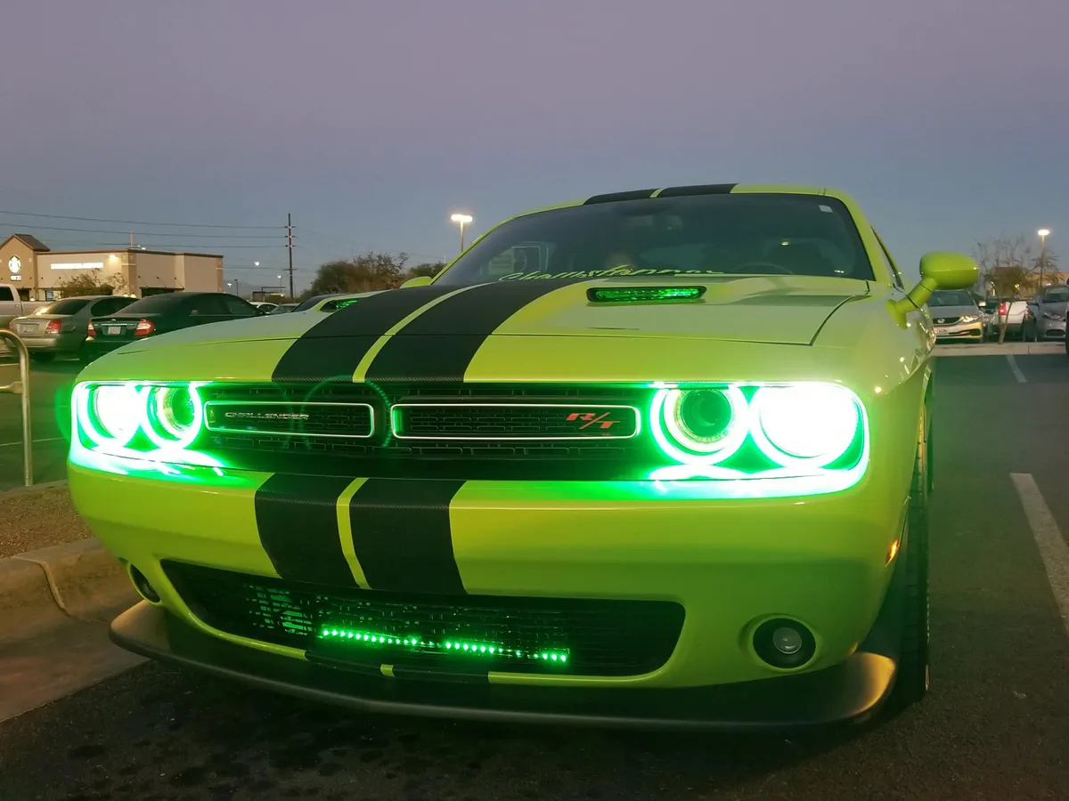 ORACLE Lighting 2015-2023 Dodge Challenger LED Surface Mount Headlight Halo Kit product image