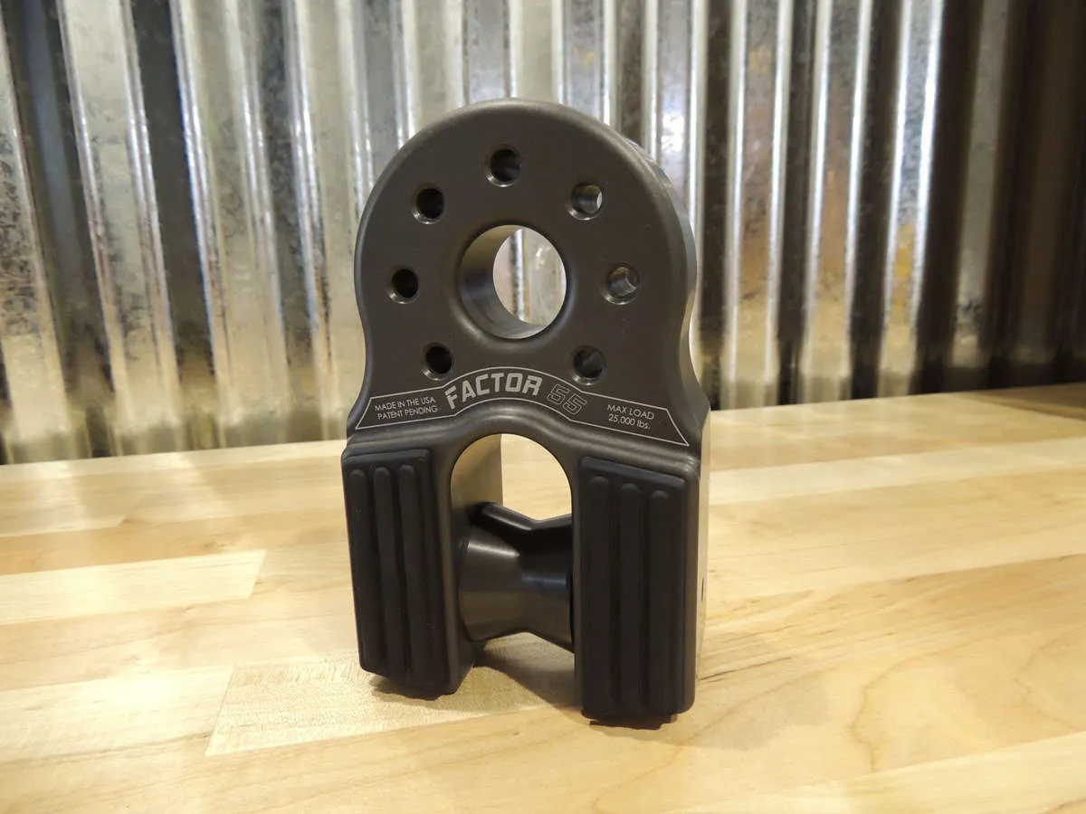 Factor 55 FlatLink XXL Winch Shackle Mount Assembly - Anodized Gray product image
