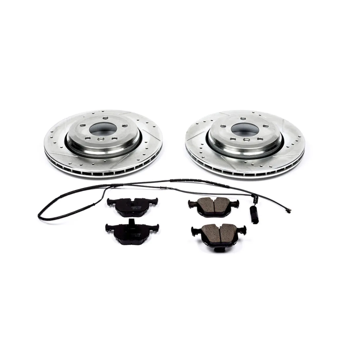 Z23 Evolution Sport Upgrade Kit: Drilled/Slotted Rotors; Carbon-Fiber Ceramic Pads W/Hardware; Pad Sensors product image