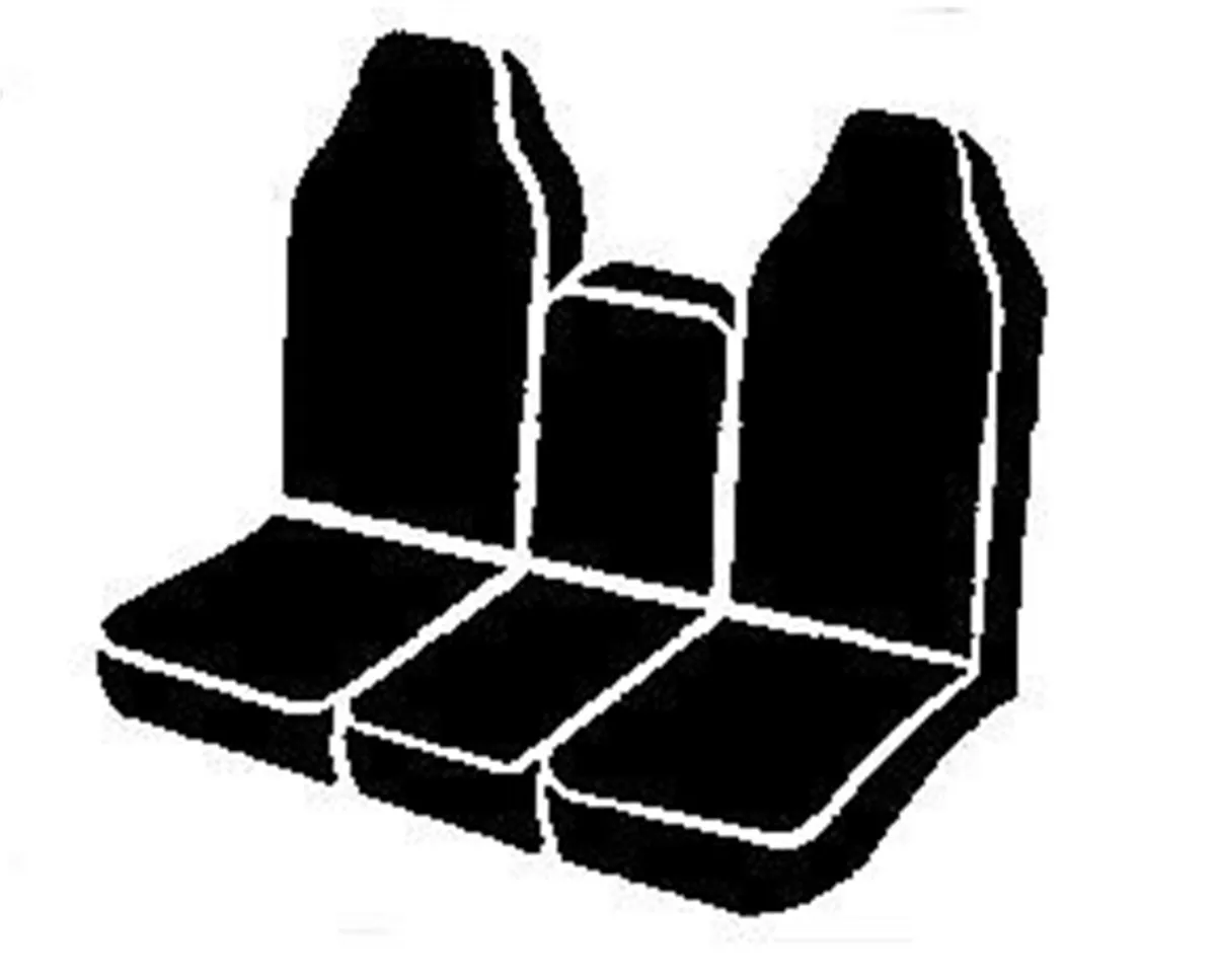 Wrangler™ Custom Seat Cover; Saddle Blanket; Gray; Split Seat 40/20/40; Armrest/Storage; product image