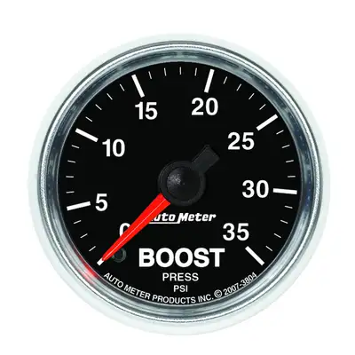 AutoMeter Gauge, Boost, 2 1/16", 35psi, Mechanical, GS