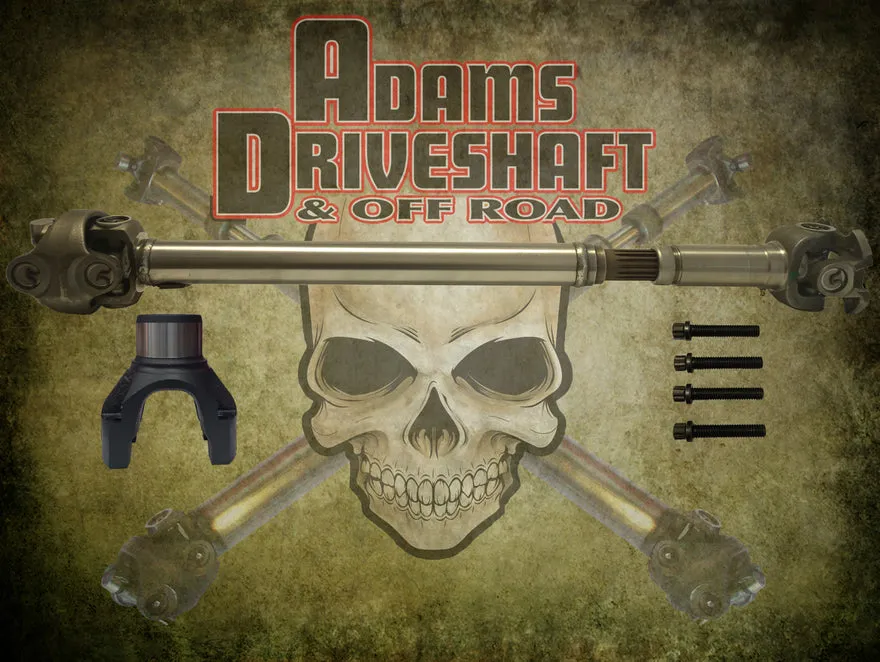 Adams Driveshaft JL Rubicon - Sahara - Sport - Front 1350 cv Driveshaft OEM Flange Style [extreme Duty Series] product image