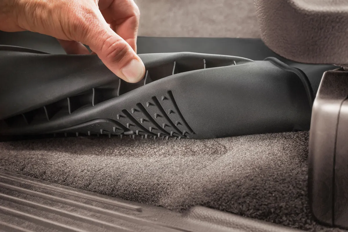 X-Act 2nd Seat Floor Liner Black 2022-2022 Jeep Grand Wagoneer 2nd Row Bucket Seats 1 pc Rear product image