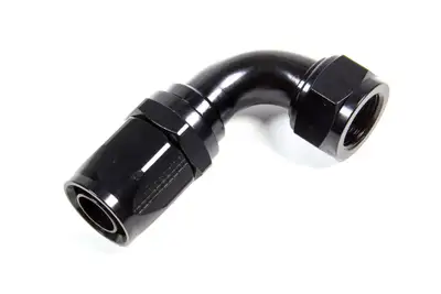 Fragola Performance Systems #12 Fem x #16 Hose 90 Deg Expanding Hose End Black