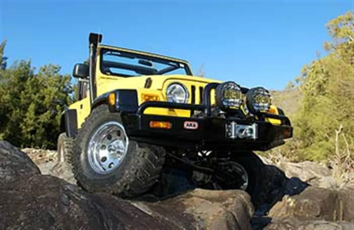 ARB Deluxe Winch Bull Bar Bumper Black - LJ/TJ product image