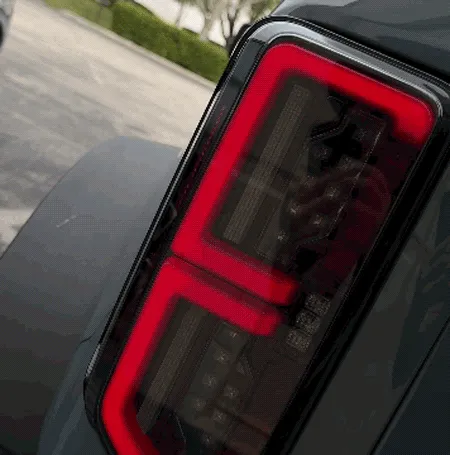 Ford 21-25 Bronco Tail Lights High-Powered Oled Bar Style Running & LED Brake Lights, Includes Oled Startup Sequence - Multiple Options product image