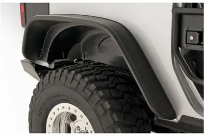 Bushwacker 0718 Wrangler Fits 2door Sport Utility Models Only Ff Flat Style 2pc