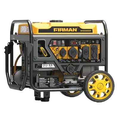 Firman Power Equipment Dual Fuel Open Frame Inverter 4500W Electric Start With CO Alert