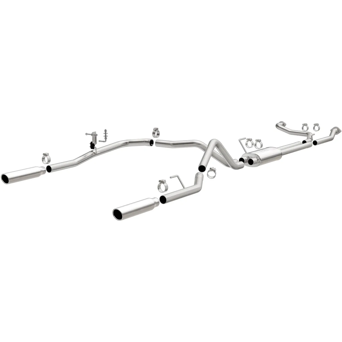 MagnaFlow Exhaust Products MagnaFlow 2007-2015 Nissan TITAN 5.6L Street Series Cat-Back Performance Exhaust System 15582