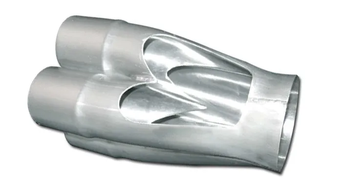 Vibrant Performance 4-1 Merge Collector; 2.25 in. Inlet I.D.; 3.5 in. Merge O.D.; 4 in. Outlet O.D.; 10.375 in. Overall Length;