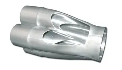 Vibrant Performance 4-1 Merge Collector; 2.25 in. Inlet I.D.; 3.5 in. Merge O.D.; 4 in. Outlet O.D.; 10.375 in. Overall Length;