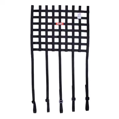 Racequip Window Net 18inx24in w/ Strap Mounts SFI