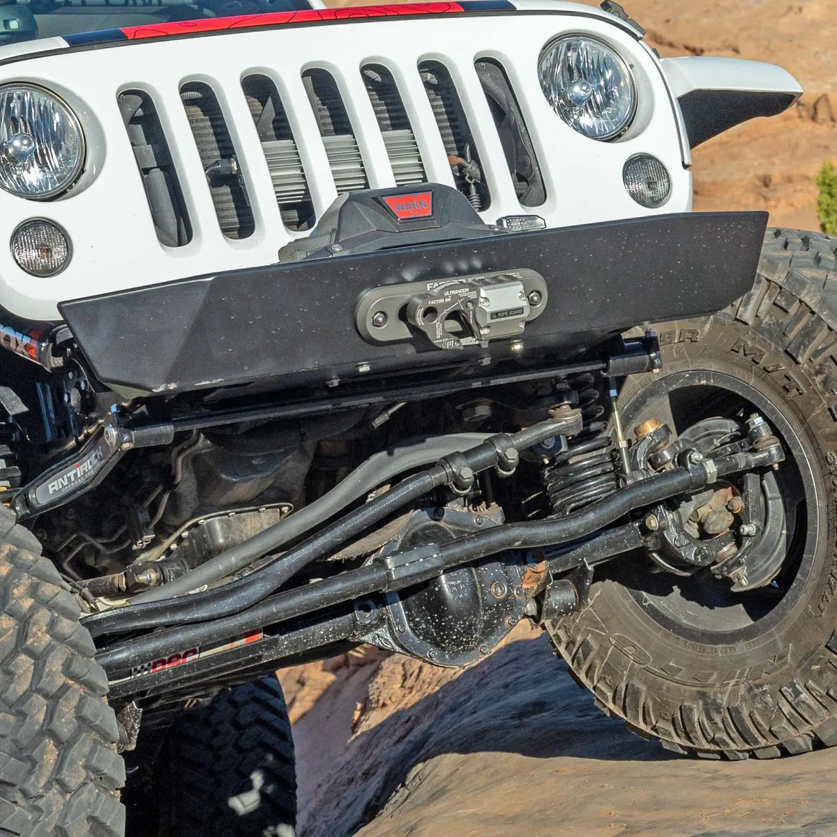 Currectlync Wrangler JK High Steer Kit For Ram Assist. Incl. Knuckles Drag Link Tie Rod Jeep JL/JT Trac Bar Trac Bar Reloc/Ram Mount Tie Rod Clamp RockJock 4x4 product image