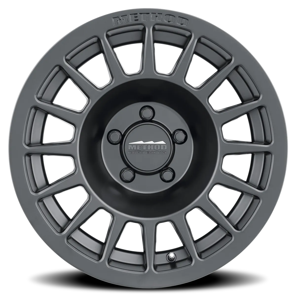 Aluminum Wheels 17x8.5 Bead Grip MR707 Bolt Pattern 5 On 114.3 Offset 38 Lip Size 0 Matte Black MB Method product image