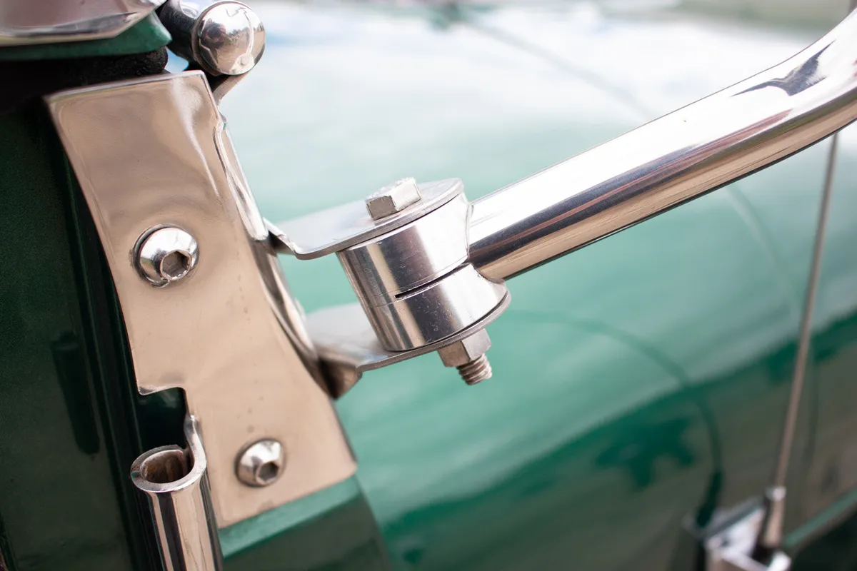 Jeep CJ Mirror Kit Pair 55-86 CJ Polished Silver Kentrol product image