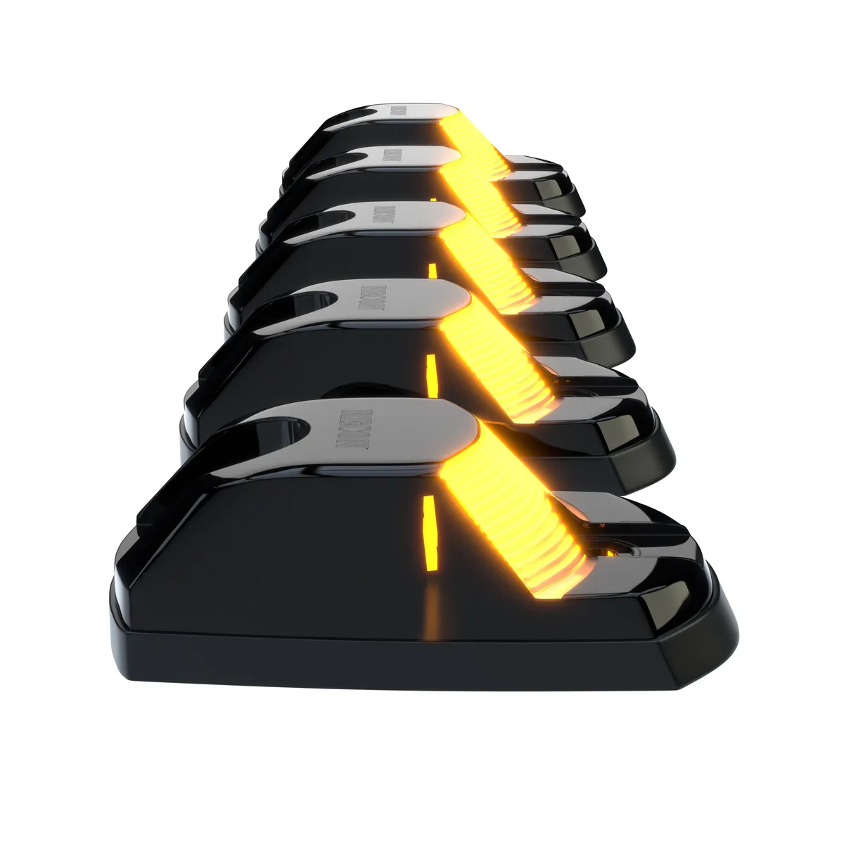 Ford 17-25 Super Duty 5-Piece Ultra Bright RGB Multi-Colored LED Cab Roof Lights Bluetooth App (Fresh Install: For Models That Did Not Come With Factory Cab Lights) - Multiple Lens product image