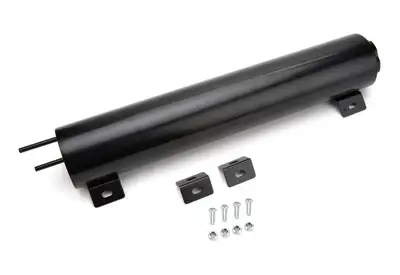 Racing Power Company Stainless 3in x 16in Overflow Tank Black