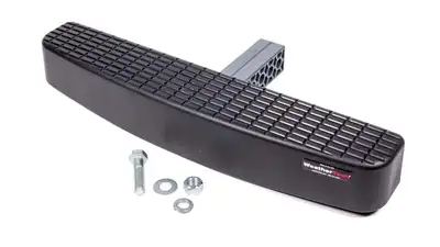 Weathertech BumpStep®XL; Black; w/Standard Plated Hardware;