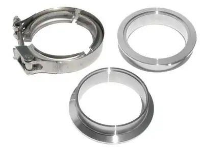 Pacific Performance Engineering 2.25 Inch QR Aluminum V-Band 3 Pc Set 1C 1M 1F PPE Diesel
