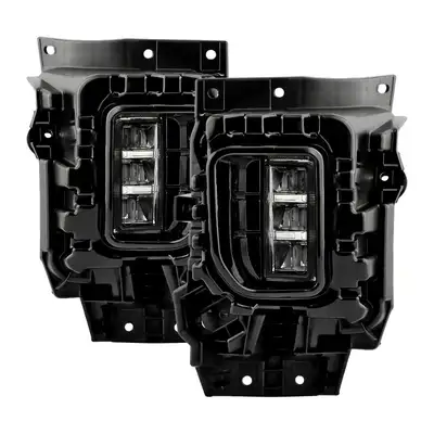 Spyder Auto ( Spyder ) Chevy Silverado 2500HD /3500HD OEM Style Full LED Fog Light w/Universal Switch