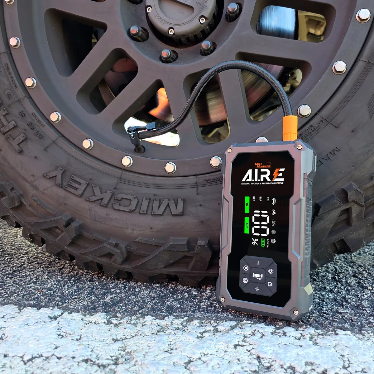 Aire Portable Jump Starter and 150 PSI Digital Air Compressor Mile Marker product image