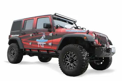 Steinjager Armor 2007-2018 Rock Sliders 4 Door Bare