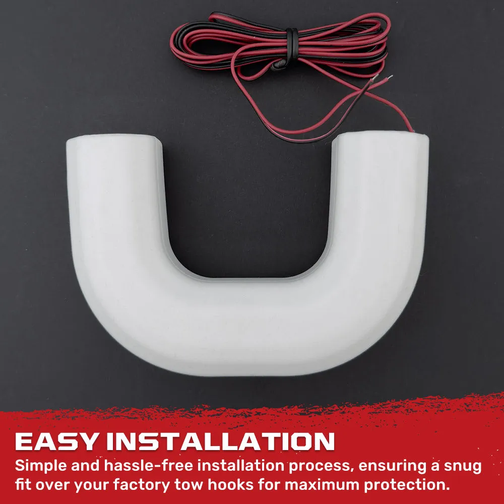 Chevy 20-25 Silverado 2500/3500 Tow Hook Covers 2-Piece Set of Silicone Covers Standard & LED Options - Multiple Colors product image