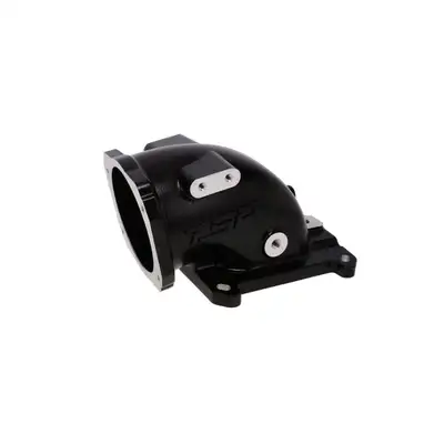 Top Street Performance Top Street Performance 81141BK TSP GM LS 105 mm Black Cast Aluminum Throttle Body Elbow with 4150 Flange