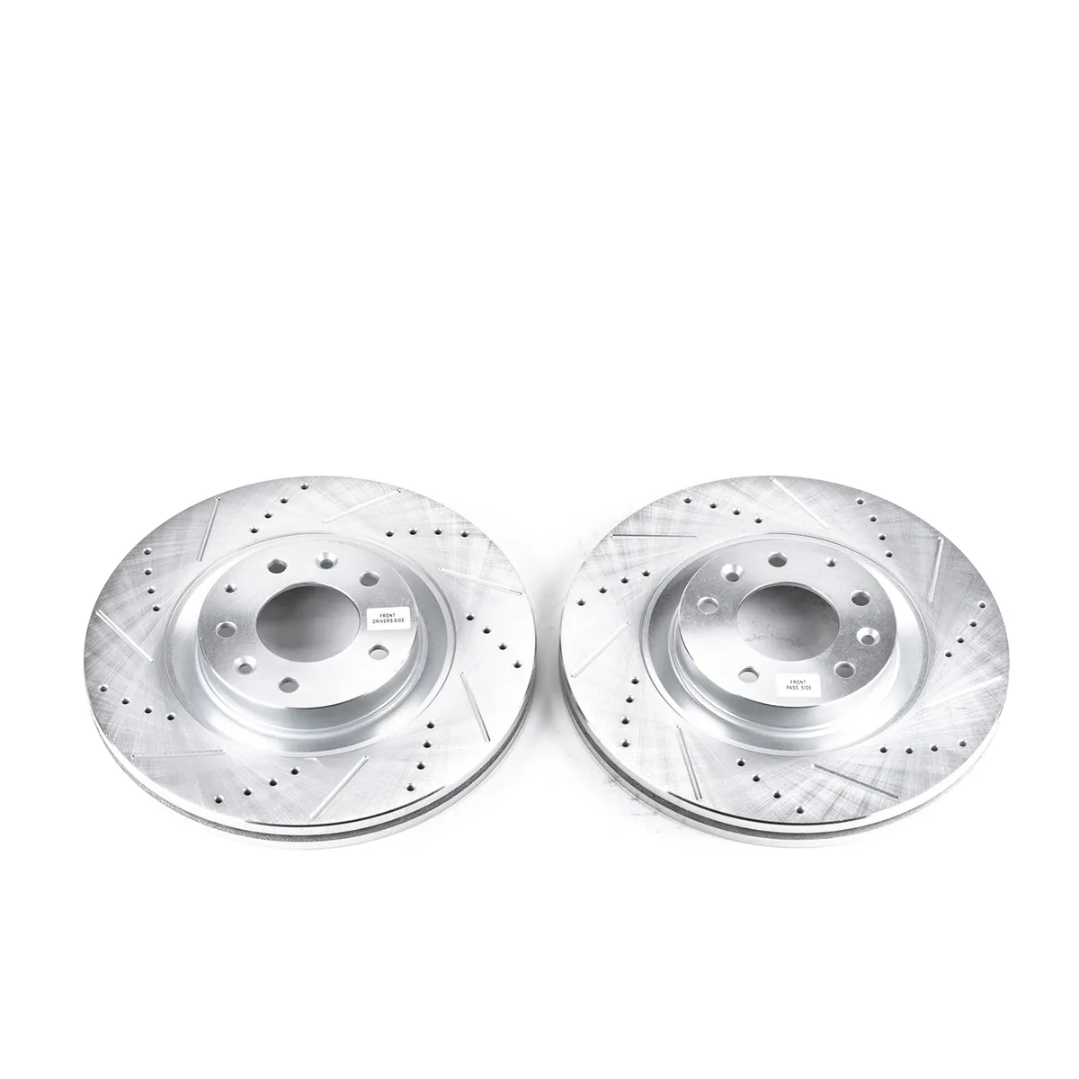 Evolution Drilled/Slotted Zinc Plated Rotors (Pair) product image