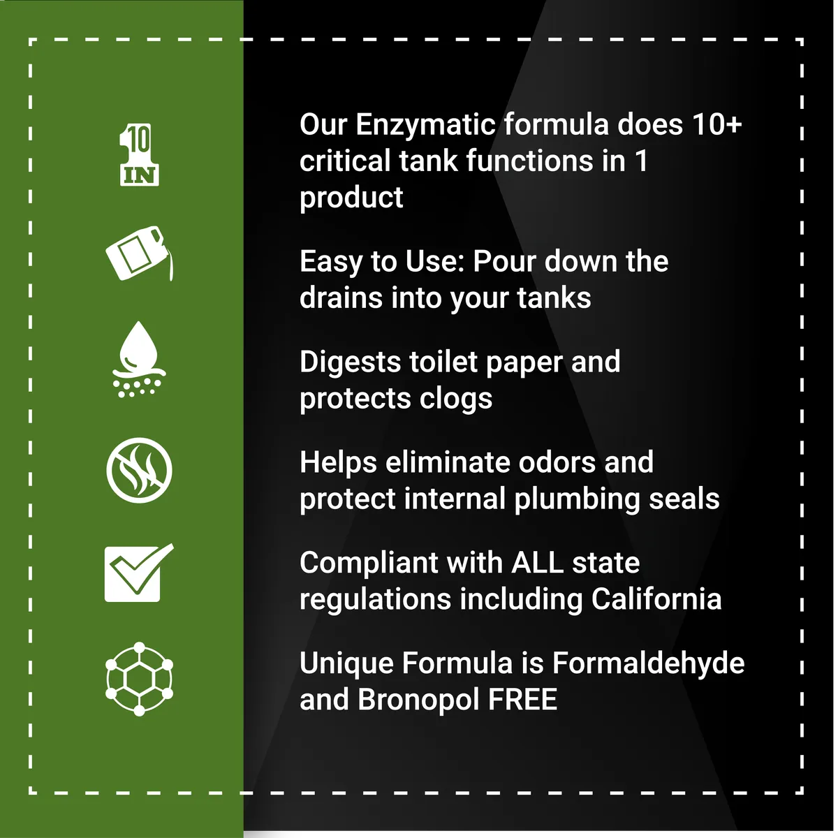 Tank Sauce For rv And Travel Trailers; Enzyme Based Without Bacteria product image