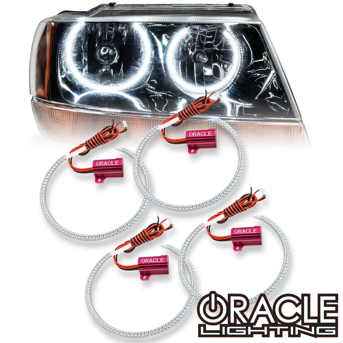 ORACLE Lighting 1999-2004 Jeep Grand Cherokee LED Headlight Halo Kit product image