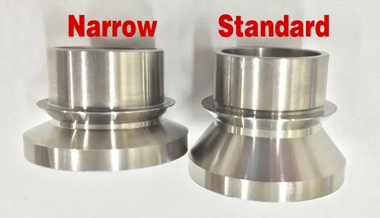 Short 7/8 Inch High Misalignment Spacers SS 3/4 Inch Pair Artec Industries product image