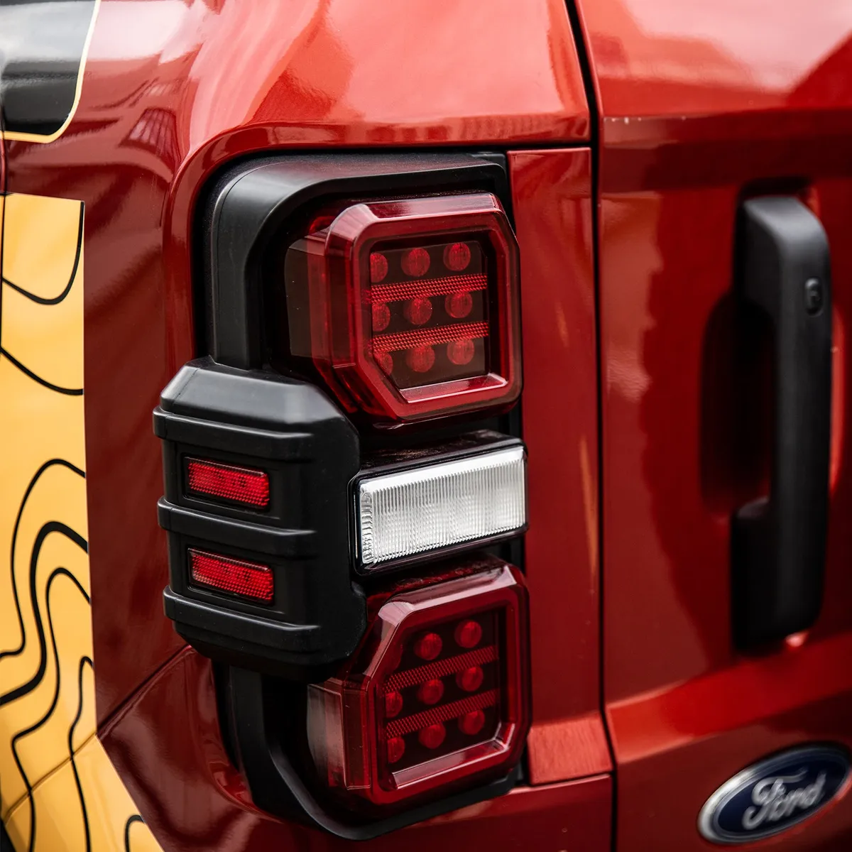 Raptor Style LED Tail Lights W/ Starting Animation For 21+ Ford Bronco ( Excluding Raptor, Sport ) product image