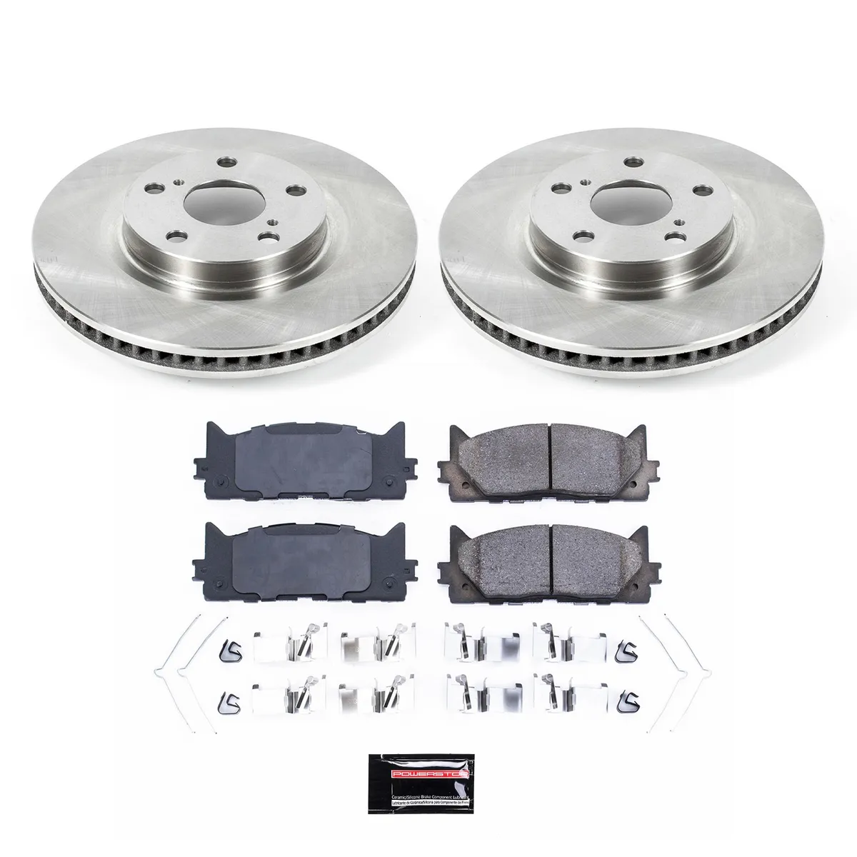 Autospecialty Brake Kit Front 2013-2018 Lexus Es300h 2007-2018 Lexus Es350 2008-2018 Toyota Avalon 2 product image