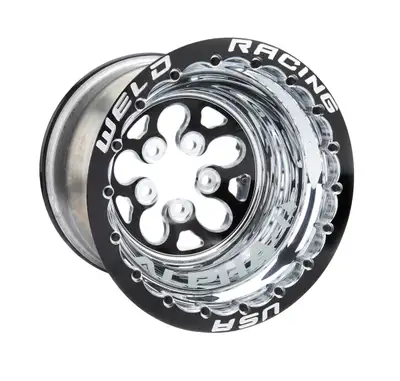 WELD Racing 15x12 Blk Alpha-1 Wheel 5x4.750BP 5in BS Blk DBL