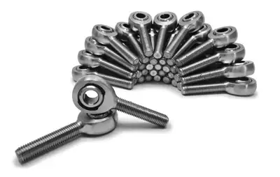 Steinjager Steinjäger Metric Male Rod Ends Chrome Moly Housing, Nylon Race M12 x 1.75 LH 35 Pack