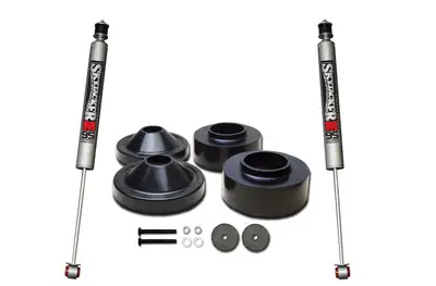 Skyjacker Polyurethane Spacer Leveling Kit 07-18 Wrangler JK 2 Inch Front Lift 3/4 Inch Rear Lift Incl. 2-Front M95 Shocks Skyjacker