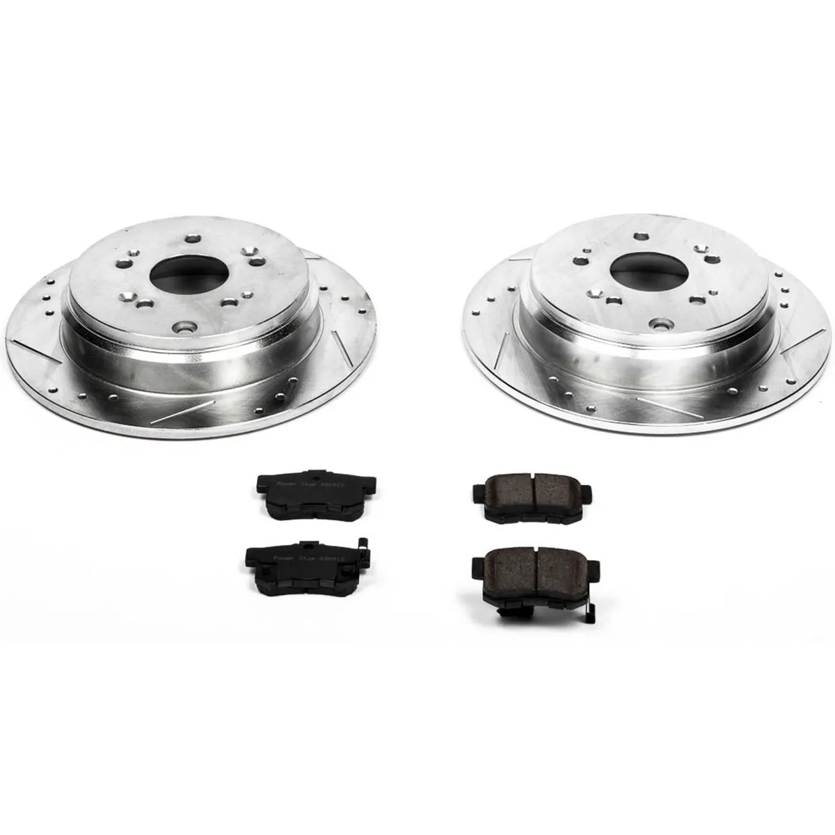 Z23 Evolution Sport Upgrade Kit: Drilled/Slotted Rotors; Carbon-Fiber Ceramic Pads W/Hardware product image