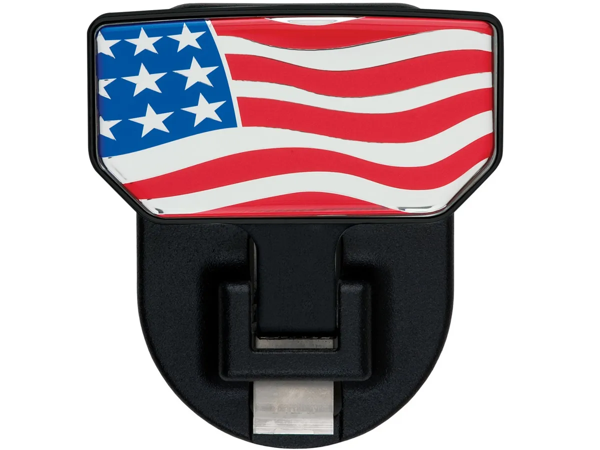 Carr HD Universal Hitch Step - 2" Receiver American Flag Design product image