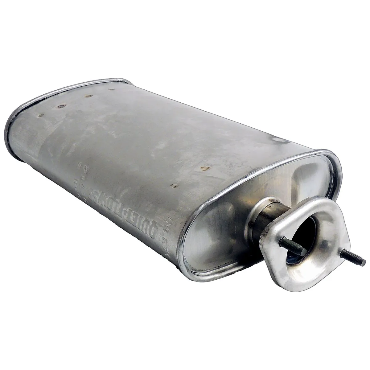 Crown Automotive Jeep Replacement E0021456 Muffler w/ Flange for 00-06 TJ Wrangler w/o Unlimited Pkg. w/ 4.0L or 2.4L Eng. product image