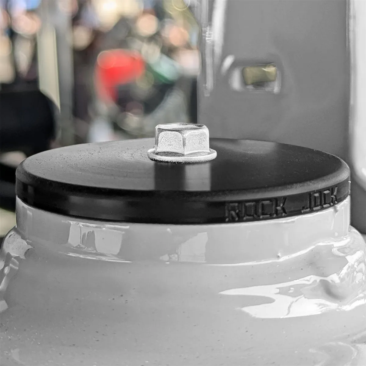 Spring Tower Frame Plug Kit for JL JT and JK Frames. CNC Machined Black Delrin RockJock 4x4 product image