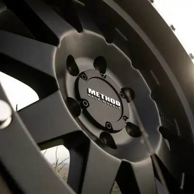 Method Race Wheels Center Cap 108mm cb Flush Black Push Thru