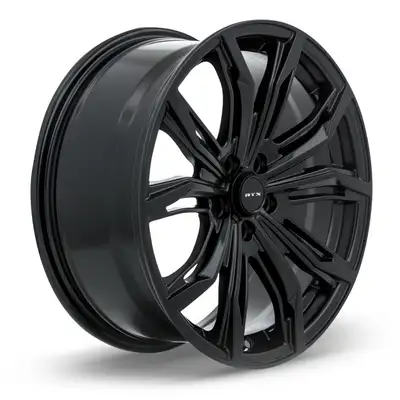 RTX Wheels Black Widow 20x9 5x112 Et40 Cb66.6 Satin Black