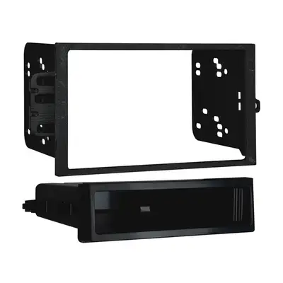 Metra Electronics Turbokits; Radio Installation Kit; Incl. Instructions/Hardware; For 2-Shaft/Din; Recessed Din Opening; Allows 1/4 In./0.5 In. Din Equalizer; High Grade ABS Plastic;