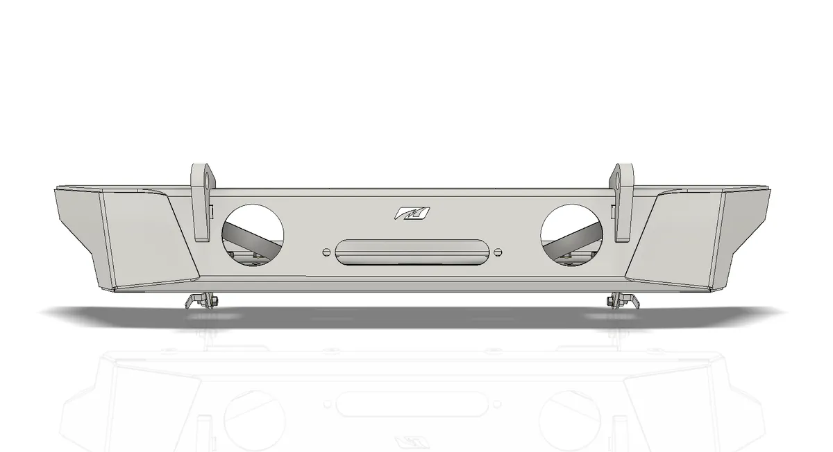 Motobilt Crusher HD Front Bumper - Bare - JT/JL product image