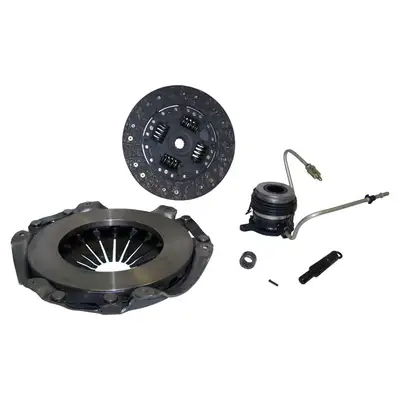 Crown Automotive Jeep Replacement Clutch Kit; Incl. Clutch Disc/Pressure Plate/Clutch Control Unit/Pilot Bearing/Clutch Fork/Alignment Tool; 9.125 in. Clutch Disc; 14 Splines; .968 in. Spline Dia.;