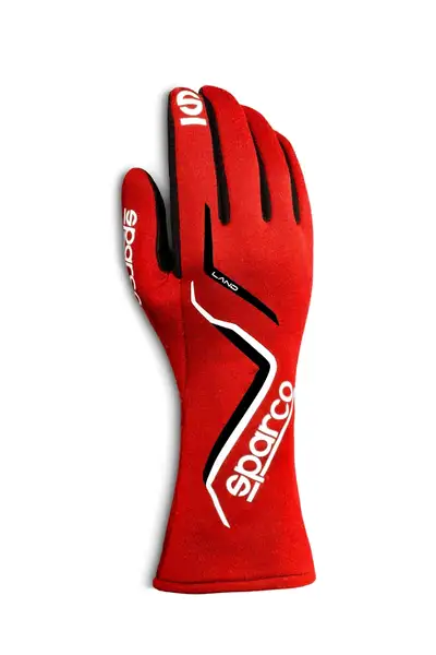 Sparco Motor Sports Glove Land Small Red